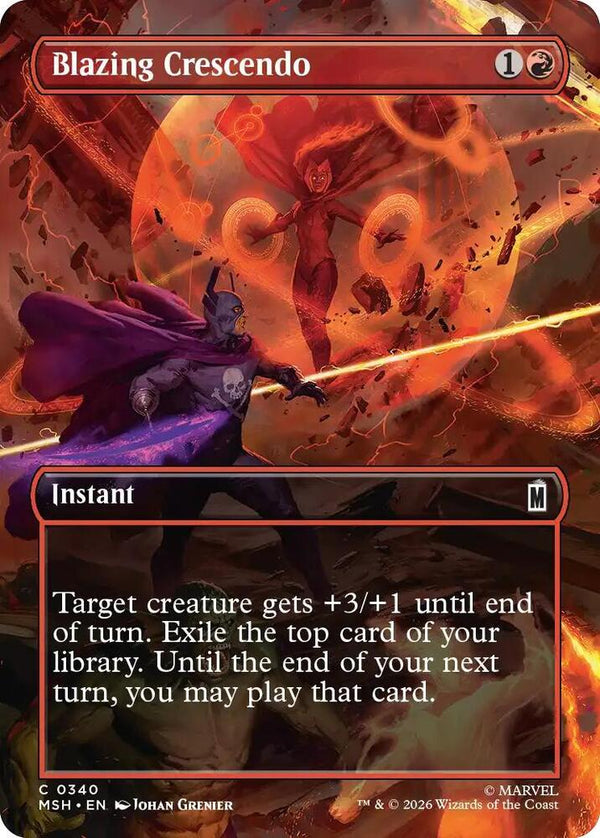 Blazing Crescendo (Borderless) - Magic: The Gathering