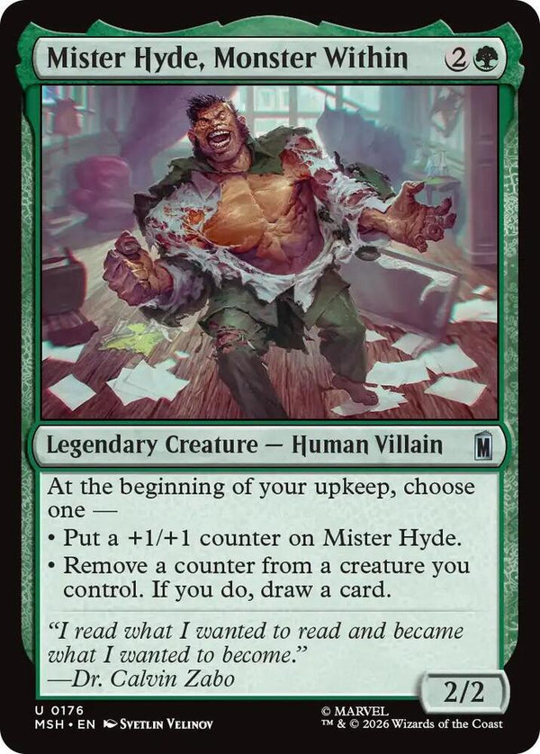 Mister Hyde, Monster Within - Magic: The Gathering