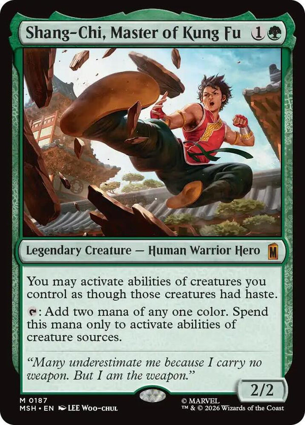 Shang-Chi, Master of Kung Fu - Magic: The Gathering