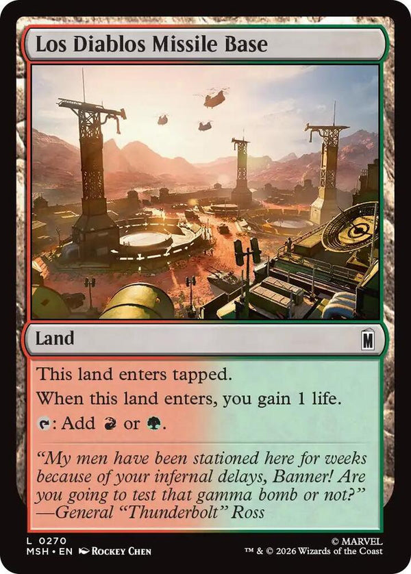 Los Diablos Missile Base - Magic: The Gathering