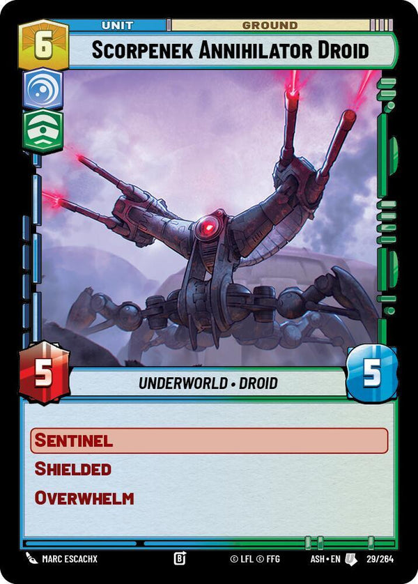 Scorpenek Annihilator Droid - Star Wars Unlimited