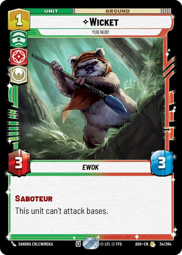 Wicket - Yub Nub! (ASH 34/264) - Star Wars Unlimited