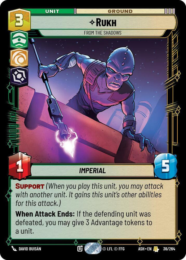 Rukh - From the Shadows - Star Wars Unlimited