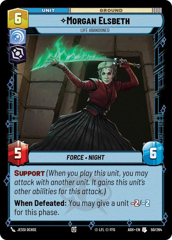 Morgan Elsbeth - Life Abandoned - Star Wars Unlimited
