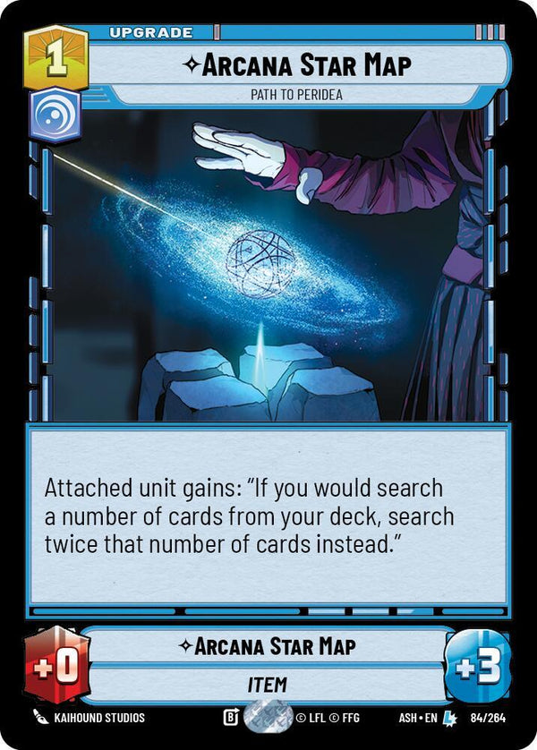 Arcana Star Map - Path to Peridea - Star Wars Unlimited