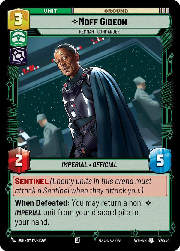 Moff Gideon - Remnant Commander - Star Wars Unlimited