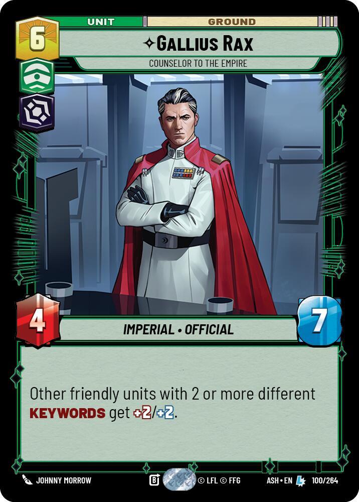 Gallius Rax - Counselor to the Empire