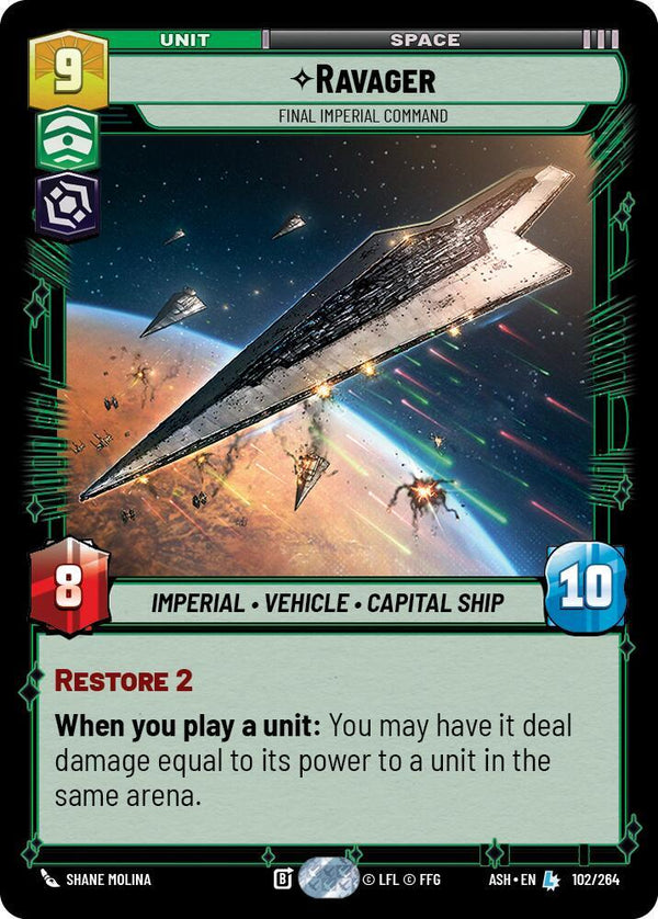 Ravager - Final Imperial Command (ASH 102/264) - Star Wars Unlimited