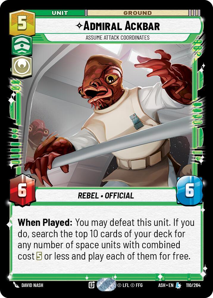 Admiral Ackbar - Assume Attack Coordinates