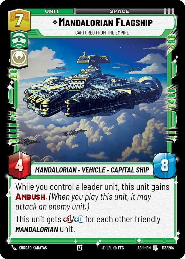 Mandalorian Flagship - Captured from the Empire - Star Wars Unlimited