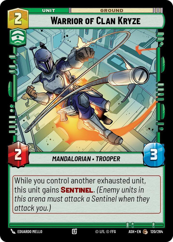 Warrior of Clan Kryze - Star Wars Unlimited