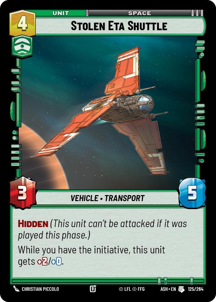 Stolen Eta Shuttle