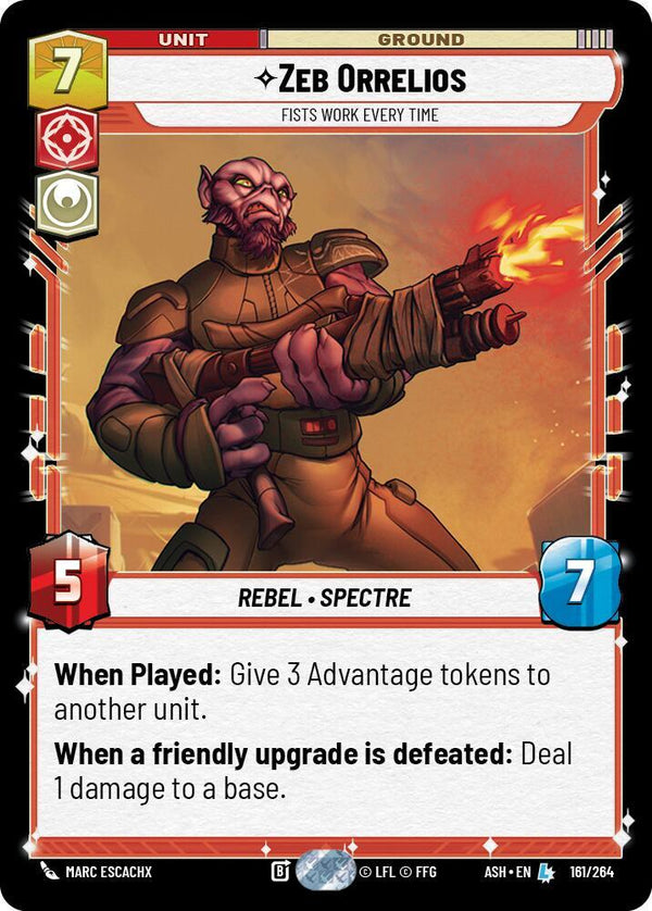 Zeb Orrelios - Fists Work Every Time - Star Wars Unlimited