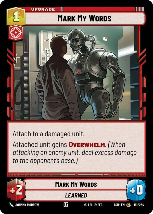 Mark My Words - Star Wars Unlimited
