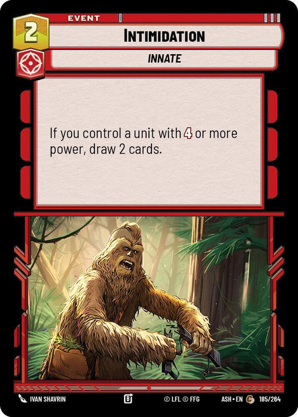 Intimidation - Star Wars Unlimited