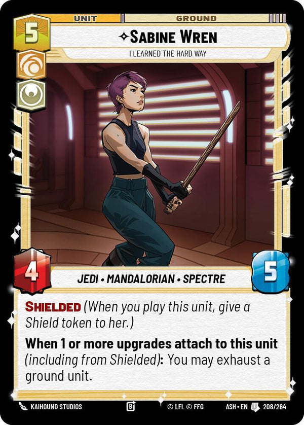 Sabine Wren - I Learned the Hard Way - Star Wars Unlimited