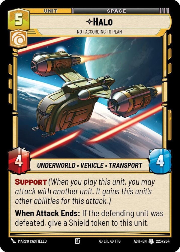 Halo - Not According to Plan - Star Wars Unlimited