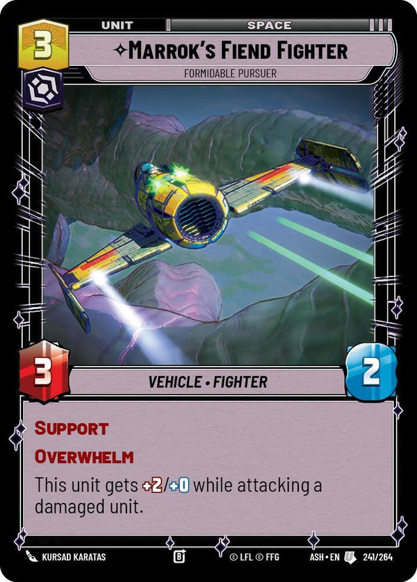 Marrok's Fiend Fighter - Formidable Pursuer - Star Wars Unlimited
