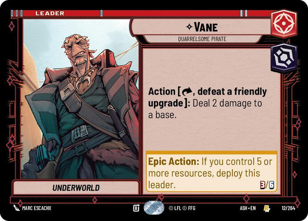 Vane - Quarrelsome Pirate - Star Wars Unlimited