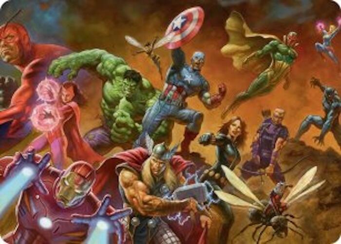 Avengers Assemble! Art Card