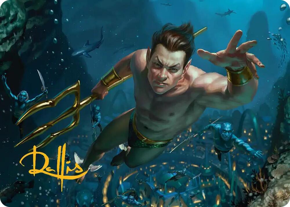 Namor the Sub-Mariner Art Card (Gold-Stamped Signature)