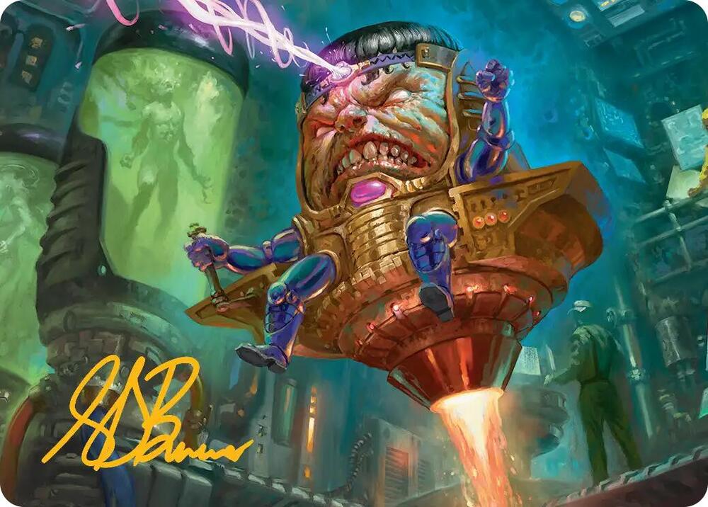 M.O.D.O.K. Art Card (Gold-Stamped Signature)