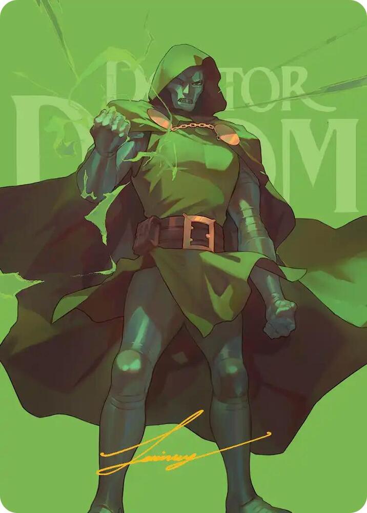 Doctor Doom Art Card (Gold-Stamped Signature)
