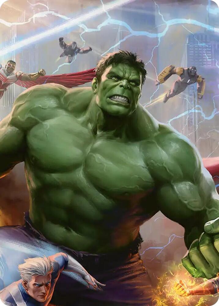 Hulk, Always Angry Art Card
