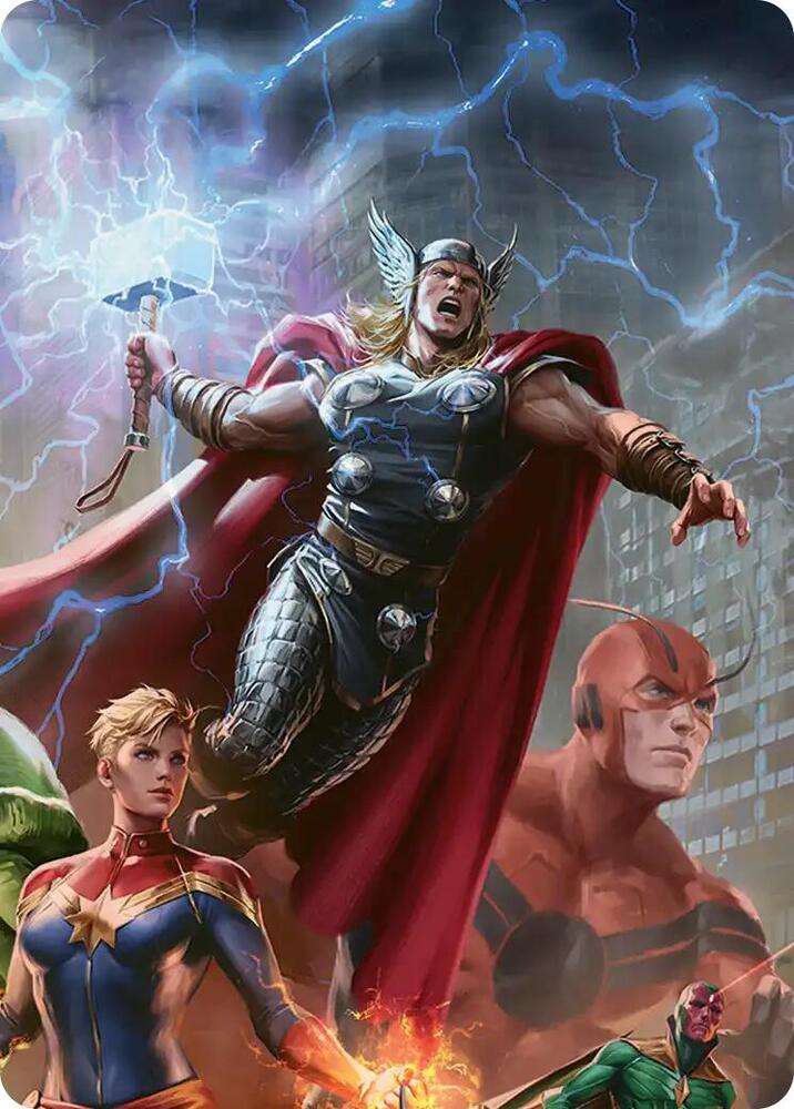 Thor, Guardian of Midgard Art Card