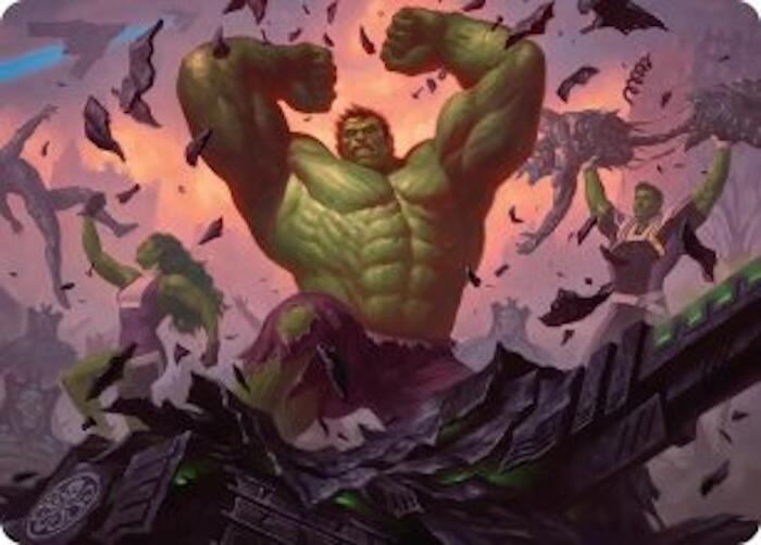 HULK SMASH! Art Card