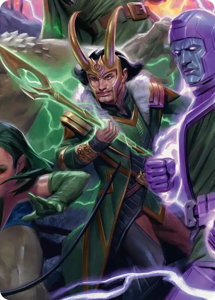 Loki, God of Lies Art Card