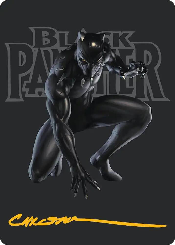 Black Panther, Hope Enduring Art Card (Gold-Stamped Signature)