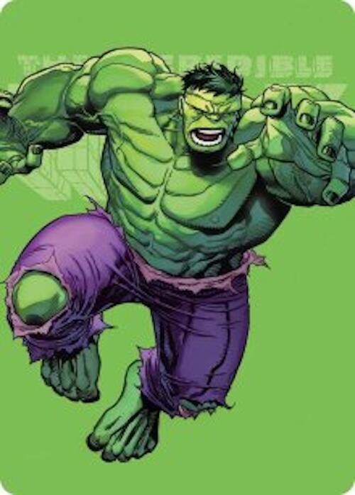 The Incredible Hulk Art Card
