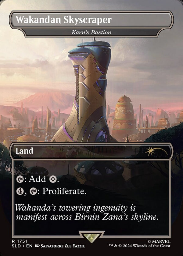 Wakandan Skyscraper - Karn's Bastion - Magic: The Gathering