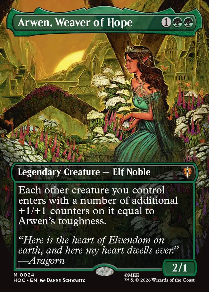 Arwen, Weaver of Hope (Borderless)