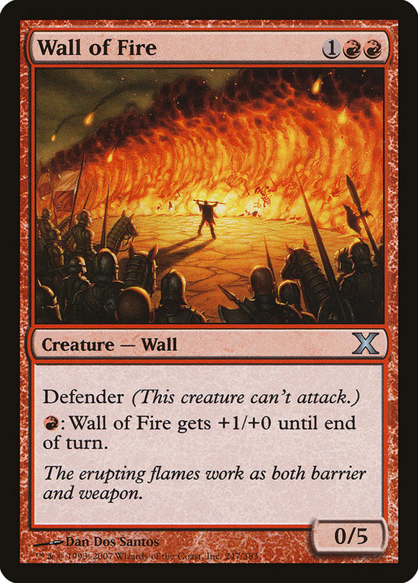 Wall of Fire - Magic: The Gathering