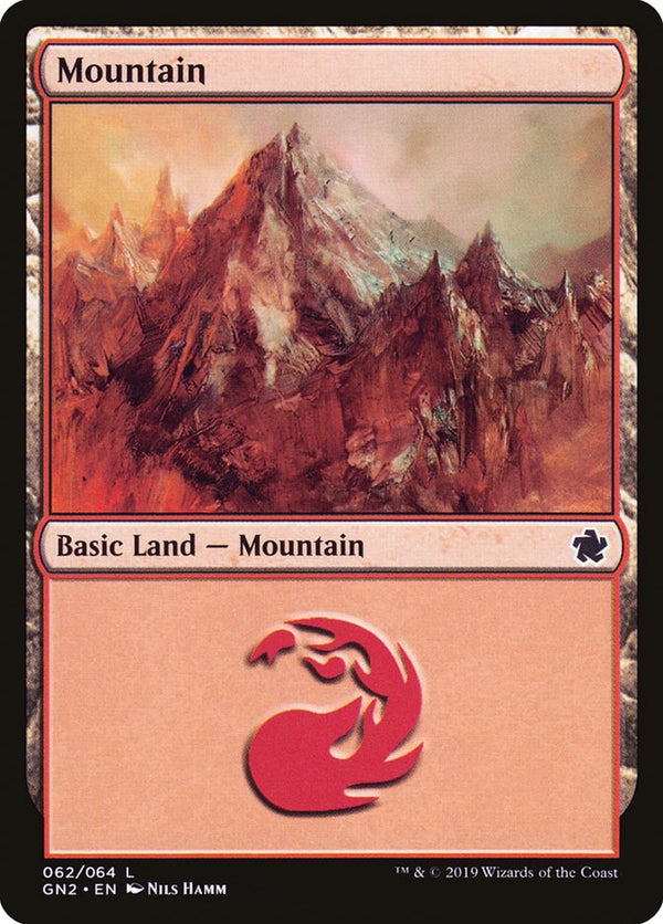 Mountain (062) - Magic: The Gathering