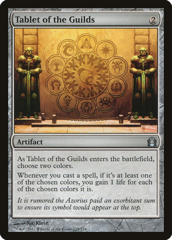 Tablet of the Guilds - Magic: The Gathering