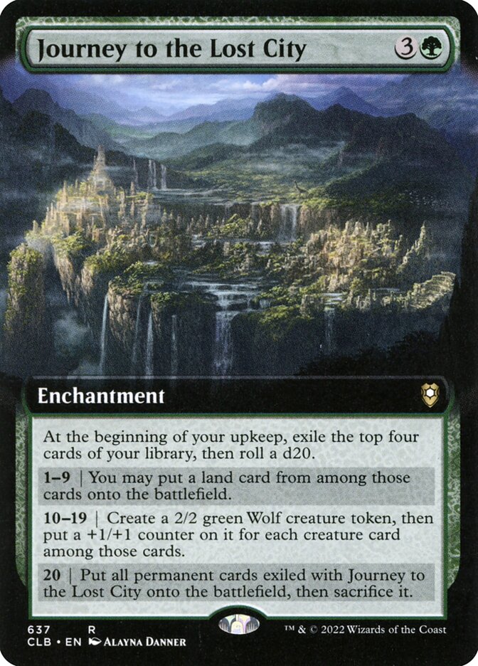 Journey to the Lost City (Extended Art)