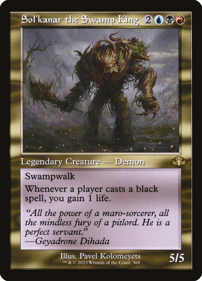 Sol'kanar the Swamp King (Retro Frame)