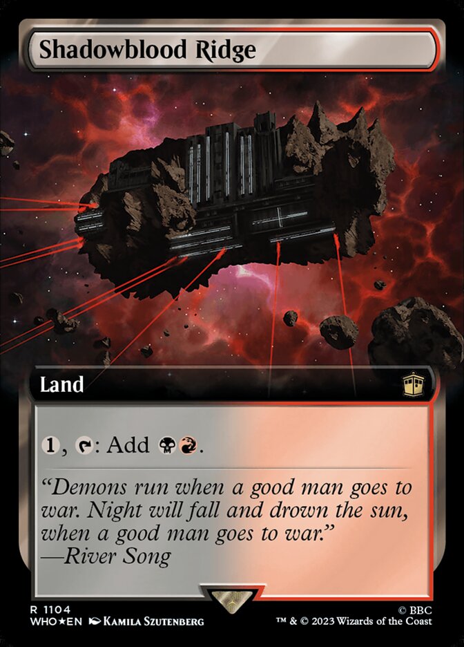 Shadowblood Ridge (Extended Art) (Surge Foil)