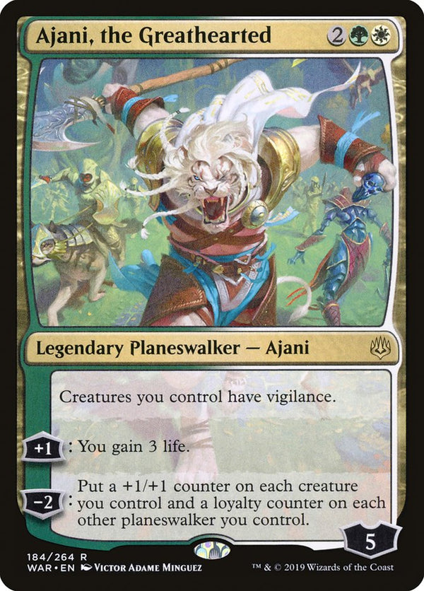 Ajani, the Greathearted - Magic: The Gathering