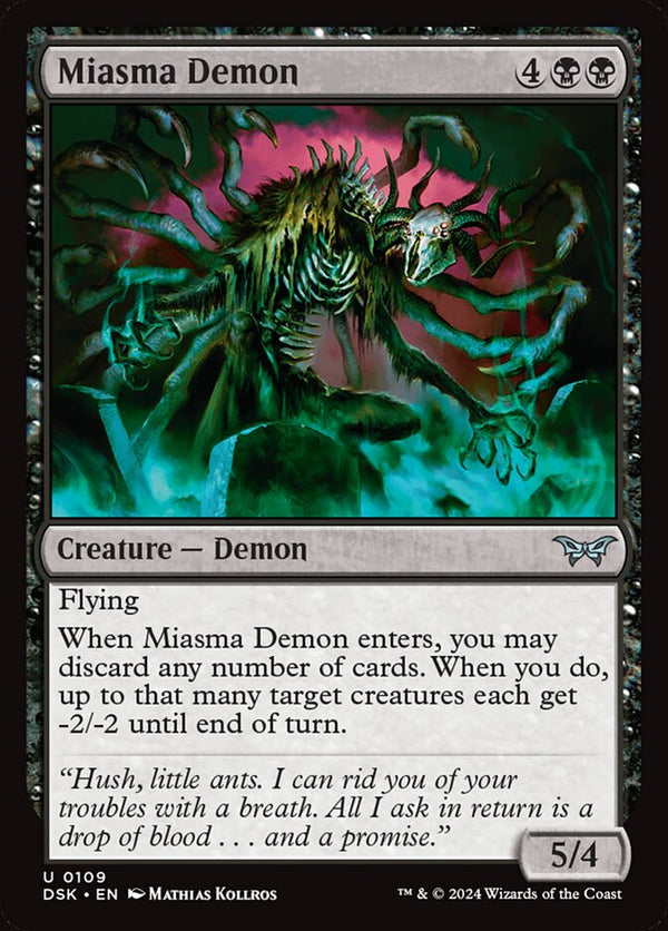 Miasma Demon - Magic: The Gathering