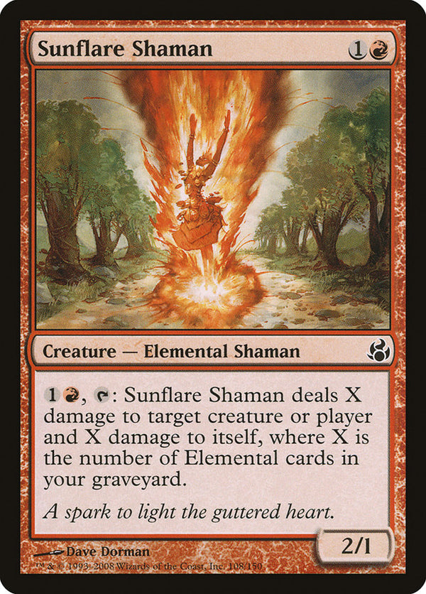 Sunflare Shaman - Magic: The Gathering
