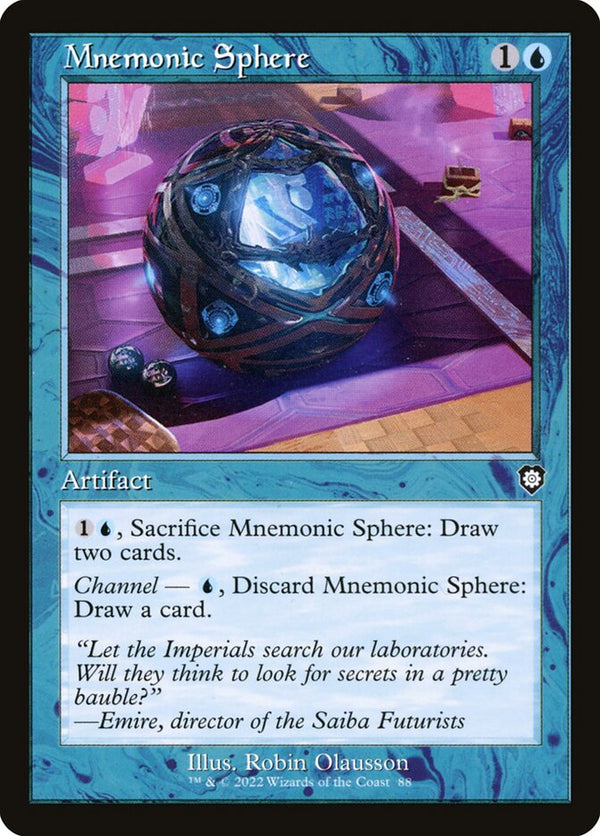 Mnemonic Sphere (Retro Frame) - Magic: The Gathering
