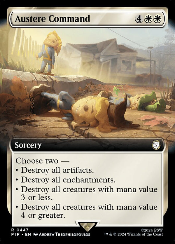 Austere Command (Extended Art) - Magic: The Gathering