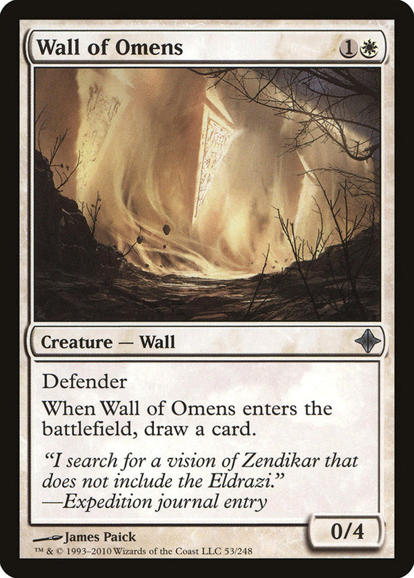 Wall of Omens - Magic: The Gathering