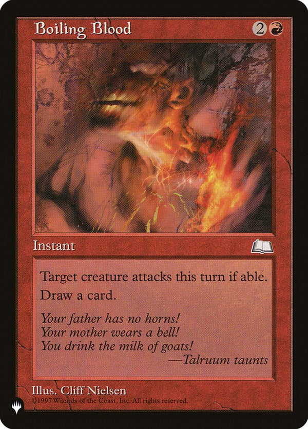 Boiling Blood - Magic: The Gathering