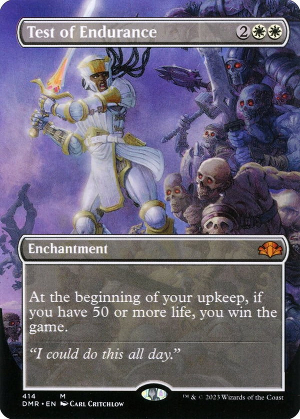 Test of Endurance (Borderless) - Magic: The Gathering