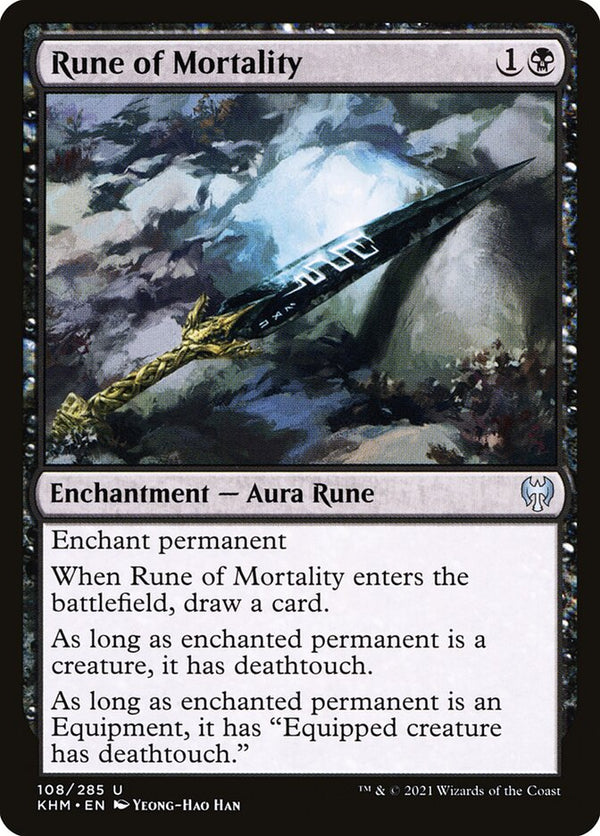 Rune of Mortality - Magic: The Gathering
